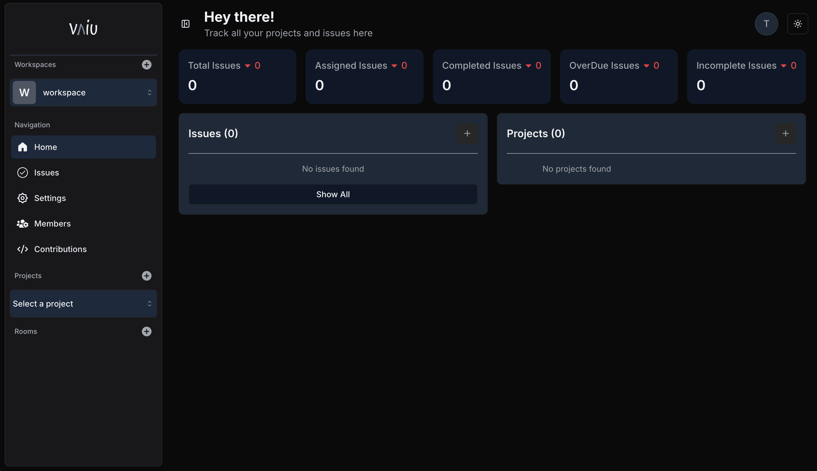 Onboarding Page